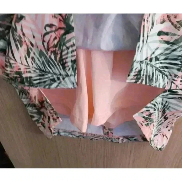 Lady Hagan (12)‎ Peach/Green Tropical Print Athletic TennisGolf Skort Women's - Picture 4 of 9